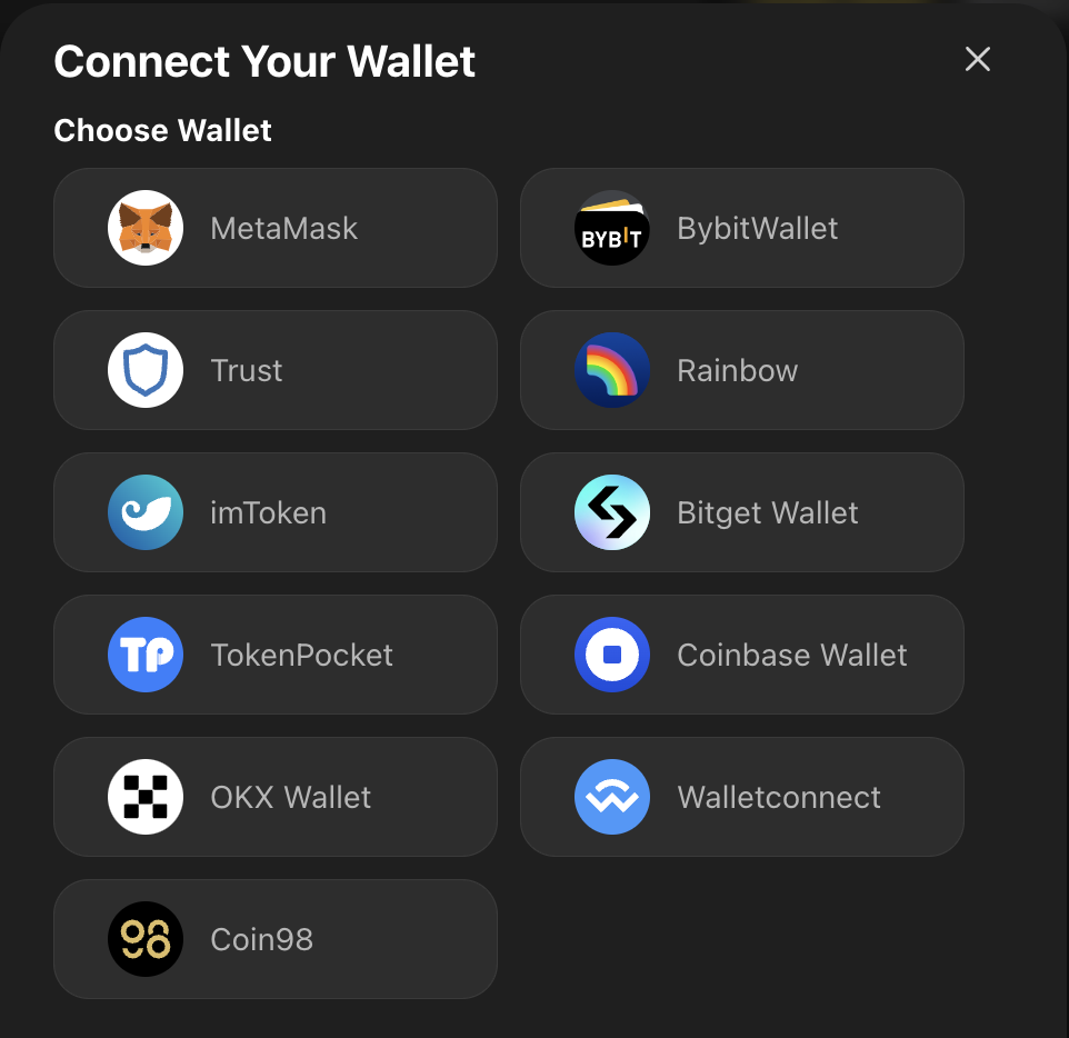 Apex Pro Wallet Types