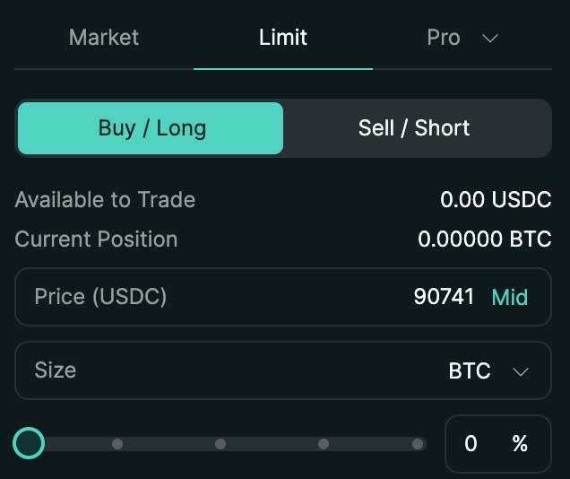 Limit Order HyperLiquid